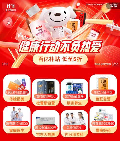 京东健康11.11 家庭常备健康产品增幅明显